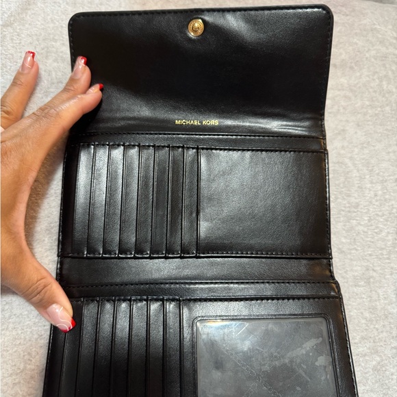 Michael Kors Black Leather Wallet - Picture 4 of 5